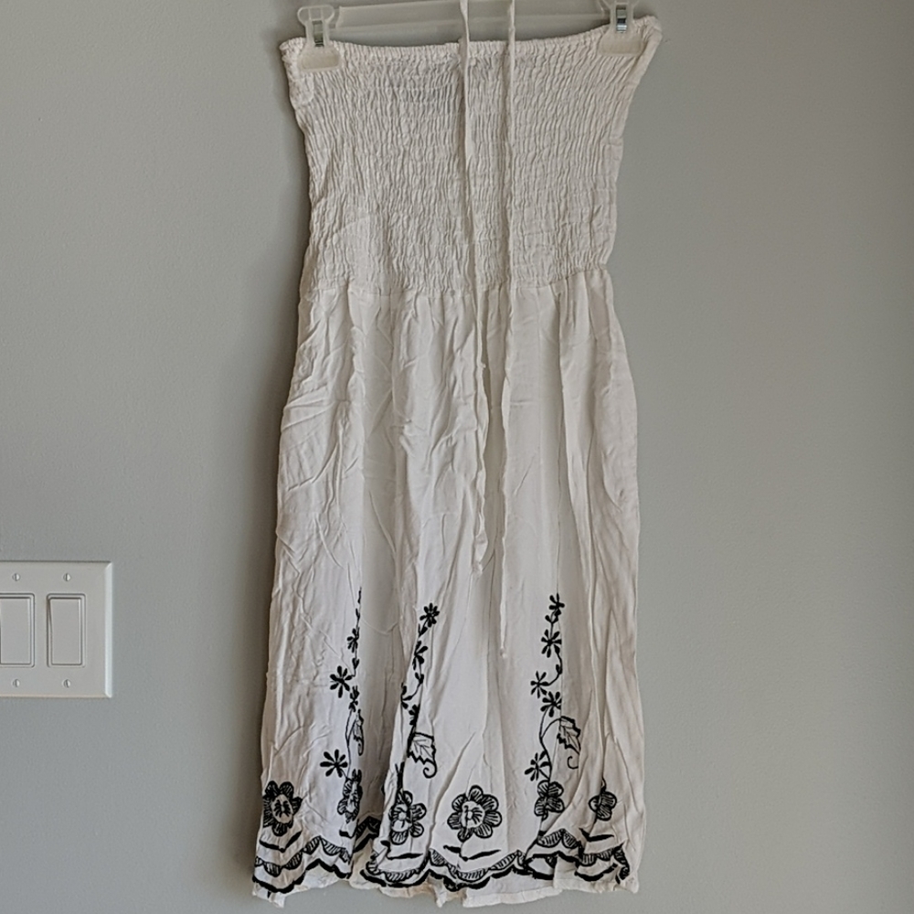 White floral sundress